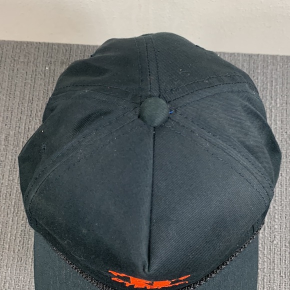 Roberts & Dybdahl Rope Baseball Hat Mens OSFA Black Orange Strapback YoungAn - Picture 5 of 12